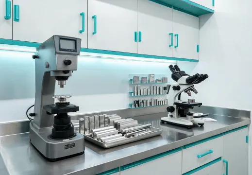 Metallurgical testing bench