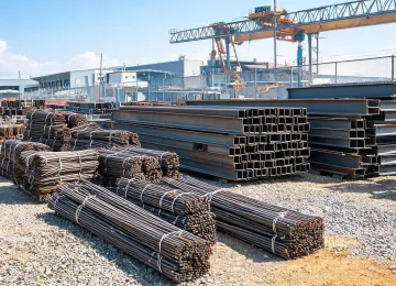 Rebar and fabricated steel